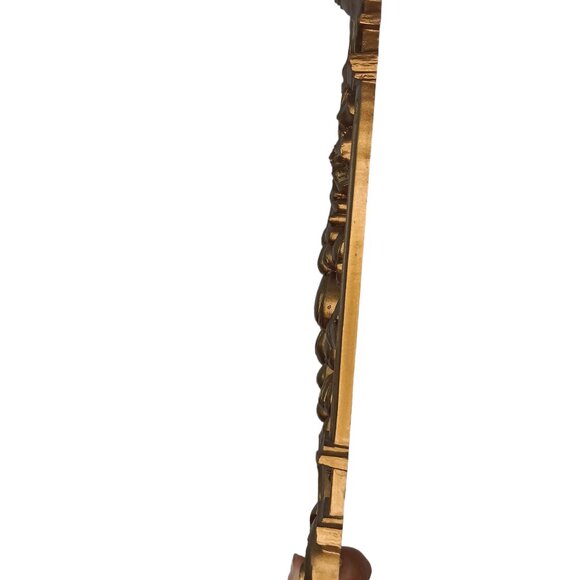 1970’s Hollywood Regency Gold Wall Plaques Set Of Two Dart Industries Syroco - Picture 10 of 14